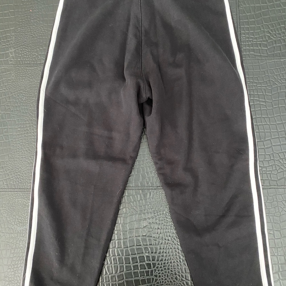 Black adidas joggers